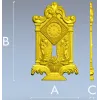 Барельефные декоративные часы для ЧПУ (STL)