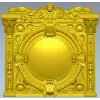 Барочная рельефная 3D модель часов в формате STL для ЧПУ