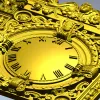 Барочная рельефная 3D модель часов в формате STL для ЧПУ