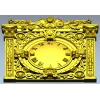 Барочная рельефная 3D модель часов в формате STL для ЧПУ