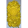 Ornate Floral Clock Face 3D Model for CNC