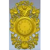 Ornate Baroque Clock Frame 3D Model in STL for CNC