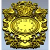 Ornate Baroque Clock Frame 3D Model in STL for CNC