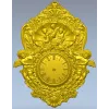 Рокайльные настенные часы с ангелами - STL 3D модель для ЧПУ