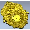 Рокайльные настенные часы с ангелами - STL 3D модель для ЧПУ