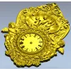 Рокайльные настенные часы с ангелами - STL 3D модель для ЧПУ