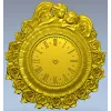 Decorative Angel Clock 3D Model STL for CNC Milling