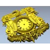 Байкерский герб-часовник - 3D модель STL для ЧПУ