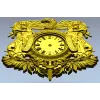 Байкерский герб-часовник - 3D модель STL для ЧПУ