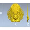 Timber Wolf Clock 3D STL Model for CNC Milling