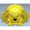 Гризли - рельефный настенный циферблат STL