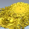 Часы с барельефом медведя - 3D модель STL для ЧПУ