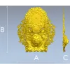 Часы с барельефом медведя - 3D модель STL для ЧПУ