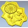 Египетские настенные часы - 3D модель STL для ЧПУ