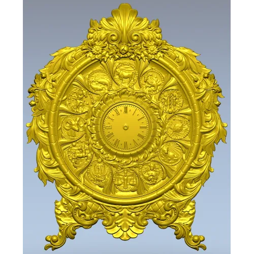Astrological Timekeeper 3D Model STL for CNC Milling