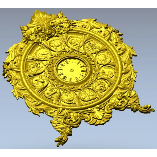 Astrological Timekeeper 3D Model STL for CNC Milling