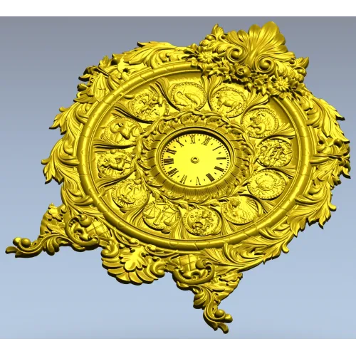 Astrological Timekeeper 3D Model STL for CNC Milling