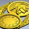 Медальон "Индеец" - stl модель для ЧПУ
