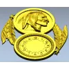 Медальон "Индеец" - stl модель для ЧПУ