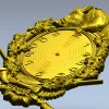 STL модель охотничьих часов "Кабан" для ЧПУ