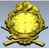 STL модель охотничьих часов "Кабан" для ЧПУ