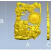 Часы с медвежьей семьёй - 3D модель STL для ЧПУ