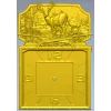 Deer Forest Wall Clock 3D Model for CNC