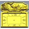 Deer Forest Wall Clock 3D Model for CNC