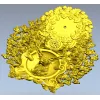 Stag Timekeeper Decorative 3D Model STL for CNC Milling