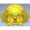 Stag Timekeeper Decorative 3D Model STL for CNC Milling