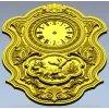 Рельефные настенные часы "Охота" - stl модель для ЧПУ