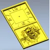Панно-часы "Череп и Время" - 3D модель STL для ЧПУ