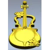 Melodic Elegance - Violin and Drum Inspired CNC 3D Model STL