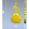 Melodic Elegance - Violin and Drum Inspired CNC 3D Model STL