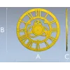 Скелетные часы с шестерёнками - STL модель для ЧПУ