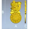 Банные часы в рельефе - 3D модель STL для ЧПУ