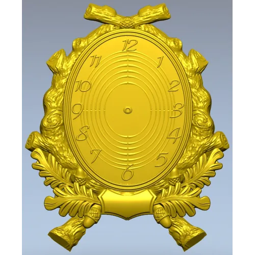 Дубовый циферблат - 3D модель STL для ЧПУ
