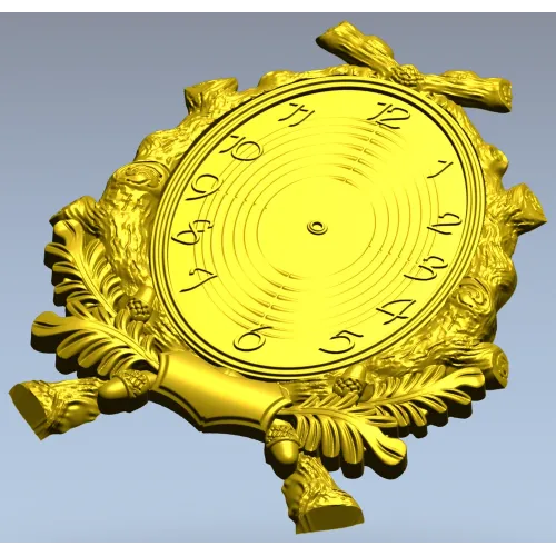 Дубовый циферблат - 3D модель STL для ЧПУ
