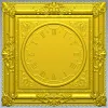 Ornate Square Clock Panel 3D Model STL for CNC Milling