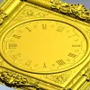 Ornate Square Clock Panel 3D Model STL for CNC Milling
