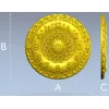 Ornate Circular Clock Face STL Model for CNC Milling