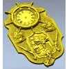 Pirate Nautical Wall Clock 3D Model in STL for CNC