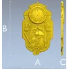 Pirate Nautical Wall Clock 3D Model in STL for CNC