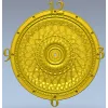 LatticeTime Ornamental Clock Face 3D Model STL for CNC Milling
