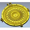 LatticeTime Ornamental Clock Face 3D Model STL for CNC Milling