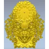 3D модель настенных часов с медведем (STL) для ЧПУ