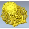 3D модель настенных часов с медведем (STL) для ЧПУ