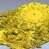 3D модель настенных часов с медведем (STL) для ЧПУ