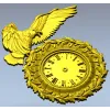 STL модель "Часы с орлом" - 3D модель для ЧПУ