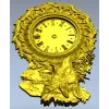 Decorative Wolf Clock 3D STL Model for CNC Milling